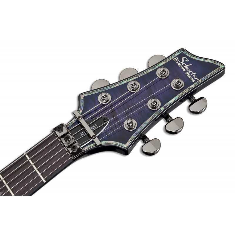Hellraiser C-1 FR Guitarra Eléctrica Trans Purple Burst