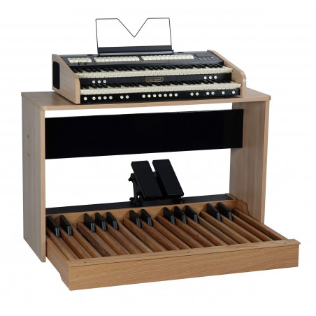 Organo Litúrgico Viscount Cantorum Duo con 2 Teclados de 61 notas, 4 estilos seleccionables, 30 Voces y Transpositor.