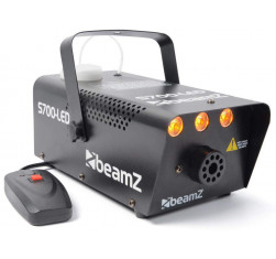 BeamZ S700-LED Máquina de humo con efecto llama 700 Watts. con Leds ambar que producen un efecto llamas.