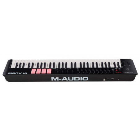 M-AUDIO OXYGEN 61 MKV Teclado Controlador 61 teclas sensibles a la velocidad,8 pads disparo ,8 botones asignables.