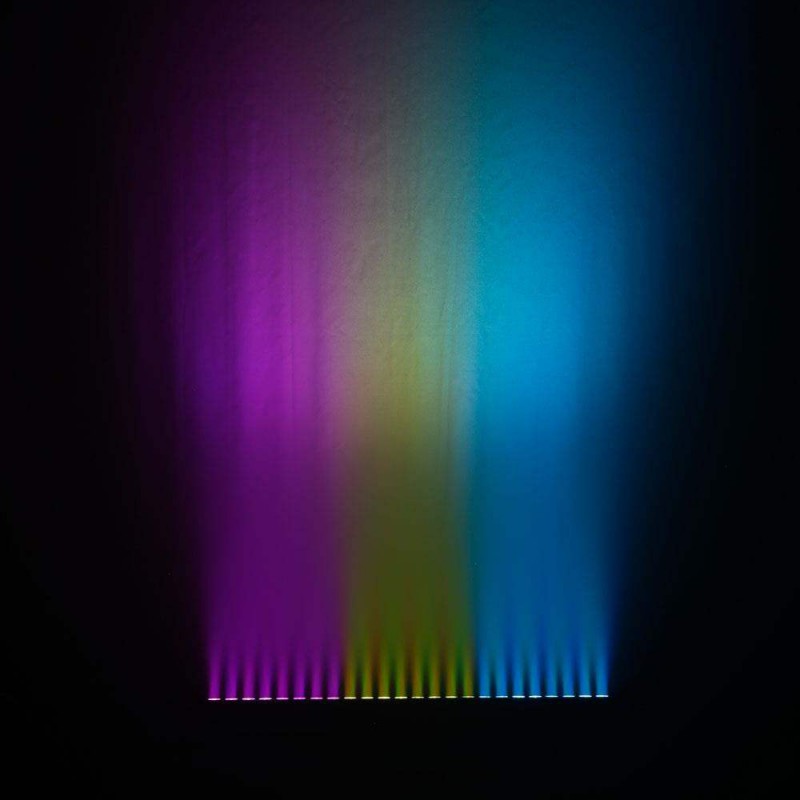 Cameo TRIBAR 400 IR Barra de LEDs tricolor 24 x 3 W con carcasa negra y mando a distancia por infrarrojos