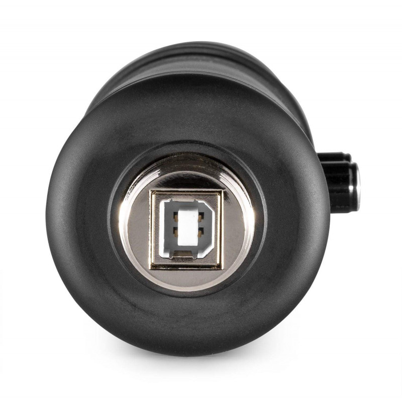 POWER DYNAMICS PCM120 Micrófono de Condensador USB Audio Broadcasting y Streaming incluye Trípode y Cable USB.