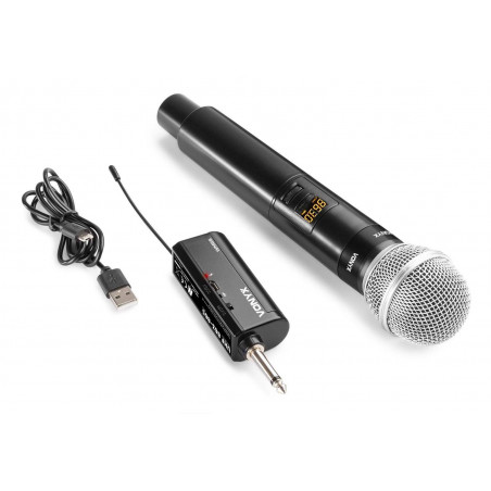 VONYX WM55 Microfono inalambrico de mano UHF Multicanal economico. VONYX WM55 Microfono inalambrico de mano UHF Multicanal economico.