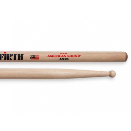 Baquetas Vic Firth AS5B American Sound, una 5A pero un poco más gruesa. Más Volumen.