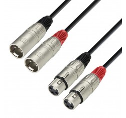 Cable 2x XLR - 2x XLR 1m K3TMF0100 
                                