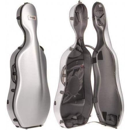 Compra Estuche Cello 4/4 1001SW Plata con Ruedas 65471 online | MusicSales