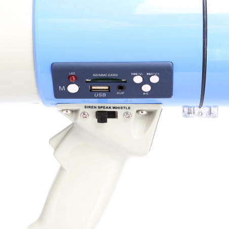 VONYX MEG060 Megáfono 60 Watts, USB/SD/MP3,Bluetooth,Micro,grav