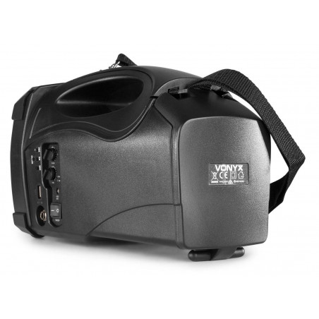 VONYX ST014 Megáfono con micro inalambrico de mano UHF,BT,Bateria