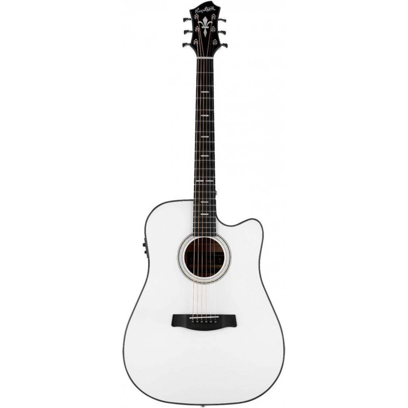 Compra Siljan II Dreadnought CE White Gloss online | MusicSales