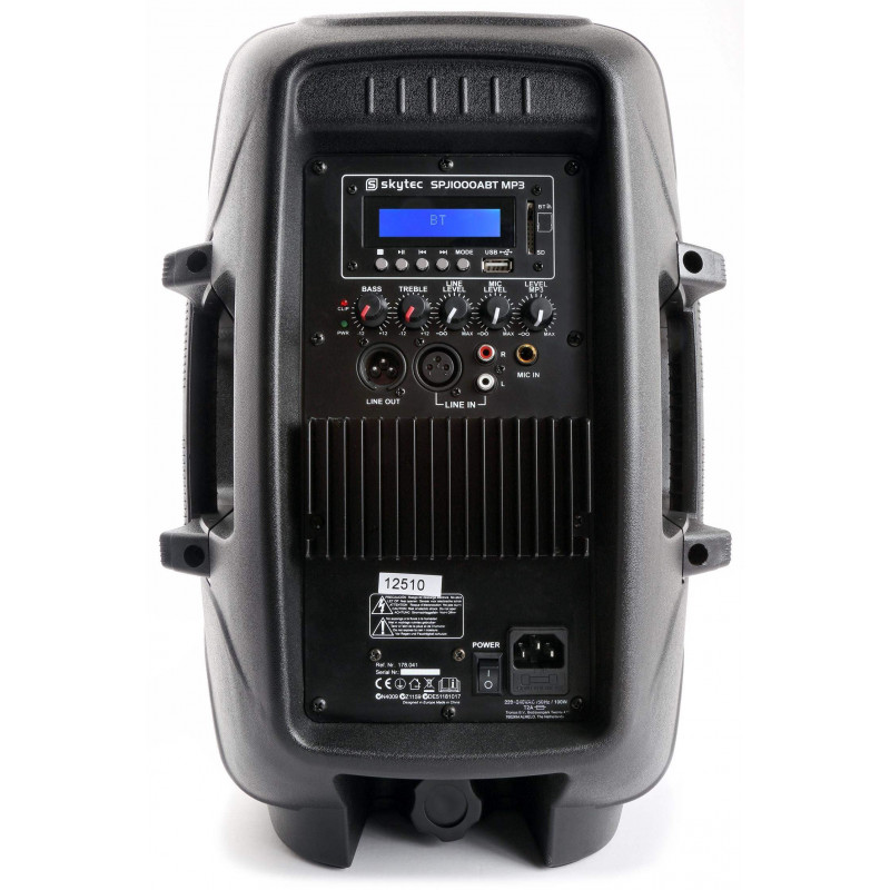 VONYX SPJ-1000ABT MP3 Altavoz autoamplificado 400W Pico/200W RMS