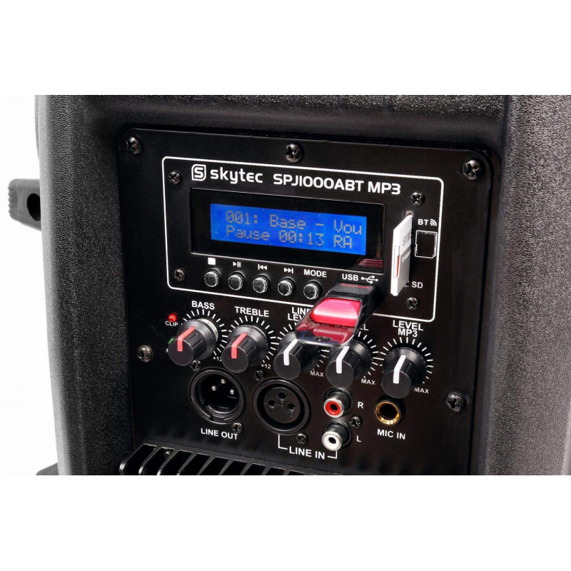 VONYX SPJ-1000ABT MP3 Altavoz autoamplificado 400W Pico/200W RMS