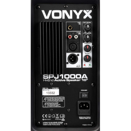 VONYX SPJ-1000AD Altavoz autoamplificado 400WattsPico/200WattsRMS
