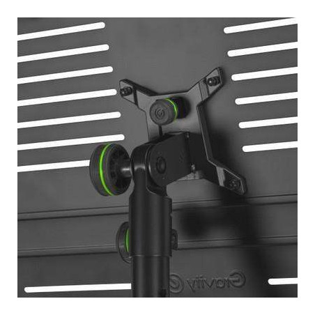 Gravity LTS T 01 Soporte de ordenador portátil con topes ajustables.