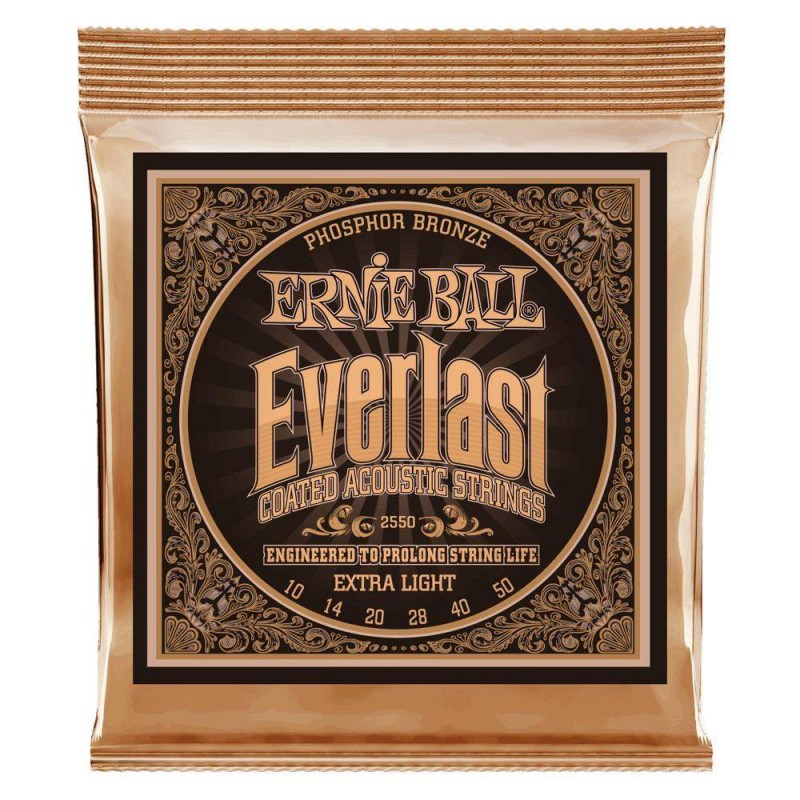 Compra 2550 Everlast Phosphor Bronze Coated Extra Light 10-50 online | MusicSales