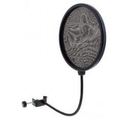 Konig & Meyer Pantalla antipop de 20 cm de Ø, universal con enganche corto a la barra del micro y flexo. 2