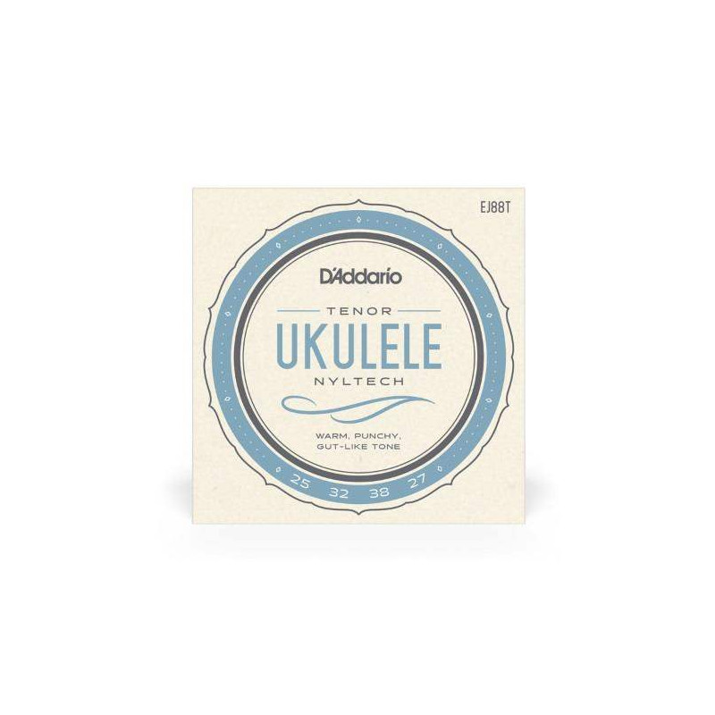 comprar Juego de cuerdas para Ukelele d'Addario EJ88T Cuerdas de Nyltech para ukulele tenor.