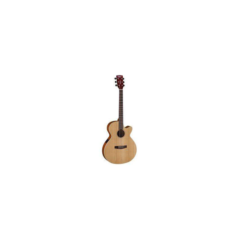 Guitarra electroacústica Cort SFX1F NS con tapa de abeto macizo y aros y fondo de caoba