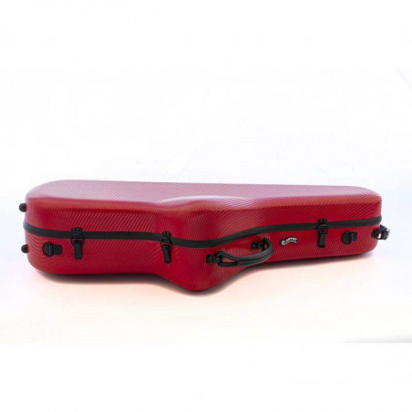 Estuche para saxo tenor con forma fabricado en policarbonato Artist Dynamic en color rojo.