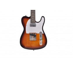 Guitarra Eléctrica Tipo Tele con cuerpo macizo Oqan QGE-RTC4 Sunburts RIFF Series. Acabado en Sombreado.