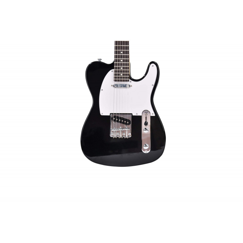 Guitarra Eléctrica Tipo Tele con cuerpo macizo Oqan QGE-RTC1 Black RIFF Series. Acabado en Negro.