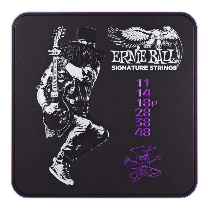 Set de cuerdas Signature Slash 11-48 Ernie Ball 3820. Edicion limitada de coleccionista.