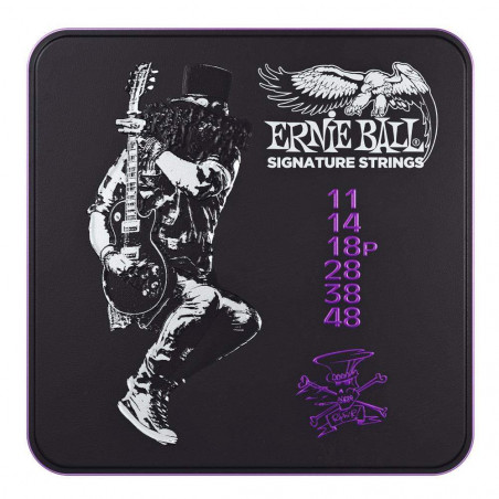 Set de cuerdas Signature Slash 11-48 Ernie Ball 3820. Edicion limitada de coleccionista. Set de cuerdas Signature Slash 11-48 Ernie Ball 3820. Edicion limitada de coleccionista.