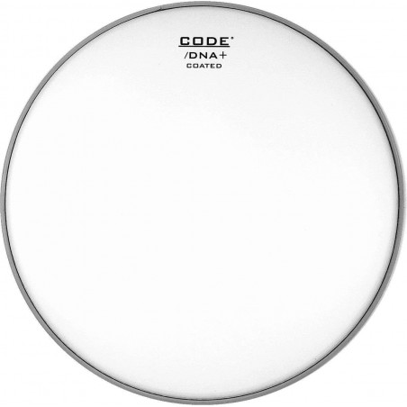 Parche Tom 14" CODE DNA Blanco Rugoso.