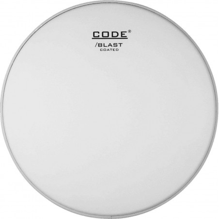 Parche Bombo 22" CODE BLAST Coated, Blanco rugoso.
