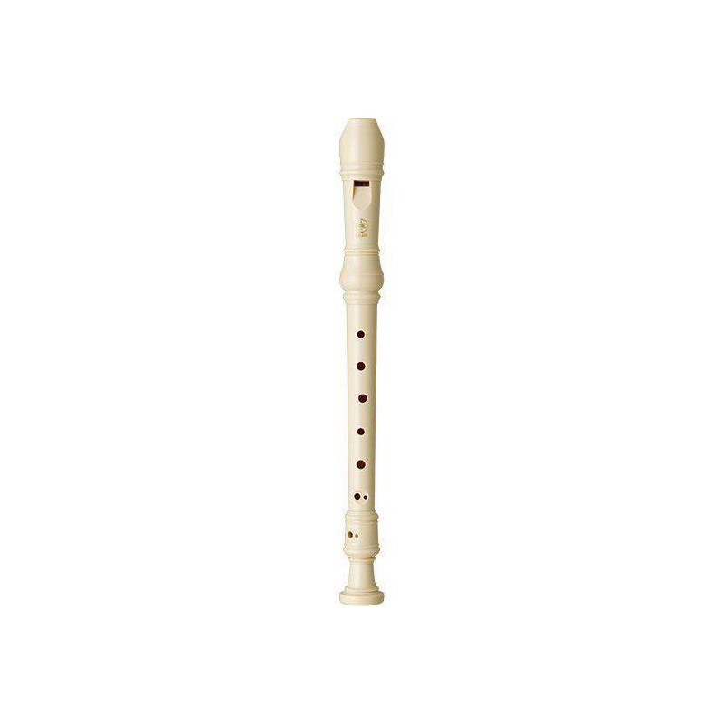 Yamaha YRS23, Flauta Soprano de plástico en color marfil y digitación alemana.