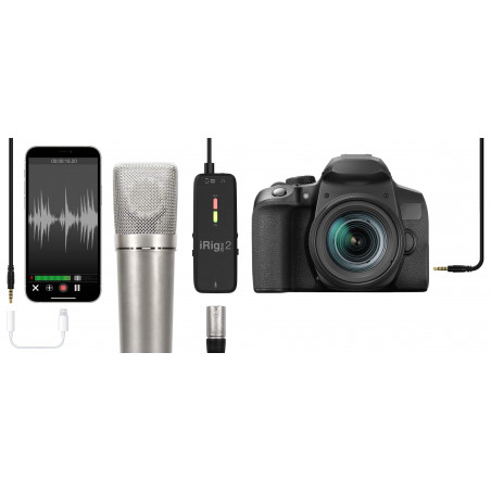iRig Pre 2 Preamplificador Micrófono iRig Pre 2 Preamplificador Micrófono