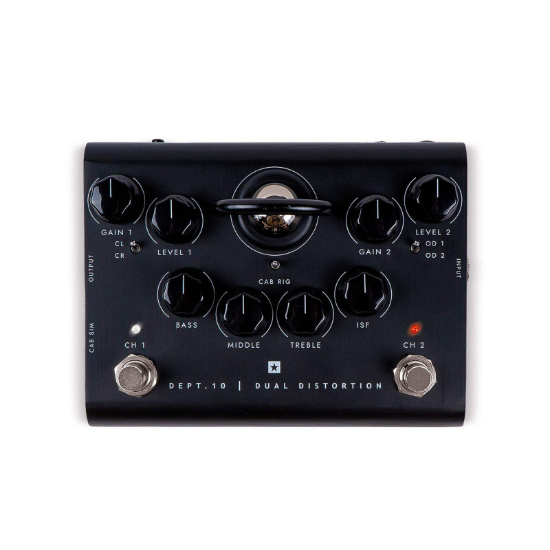 DEPT. 10 DUAL DISTORTION Pedal Disrtorsión Guitarra 