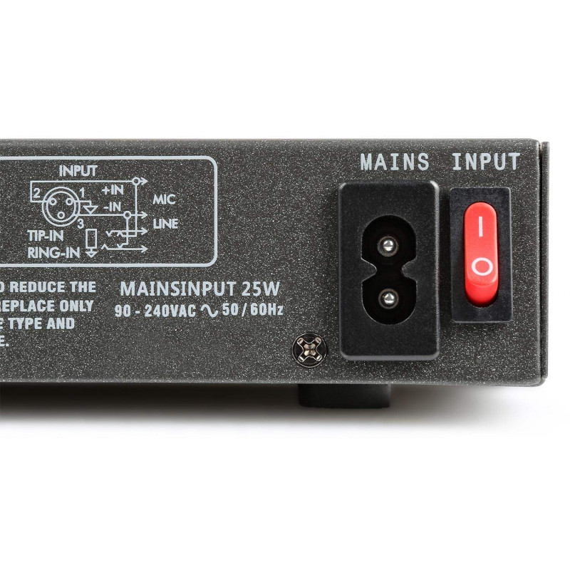 VONYX VMM-F701 Mesa de Mezclas de 7 canales,5 entradas de micro