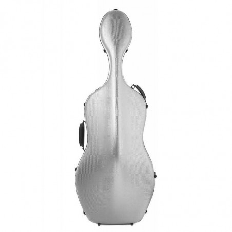comprar stuche para Cello Artist Dynamic 4/4 fabricado en policarbonato con acabado 3D. Acabado Aluminio.