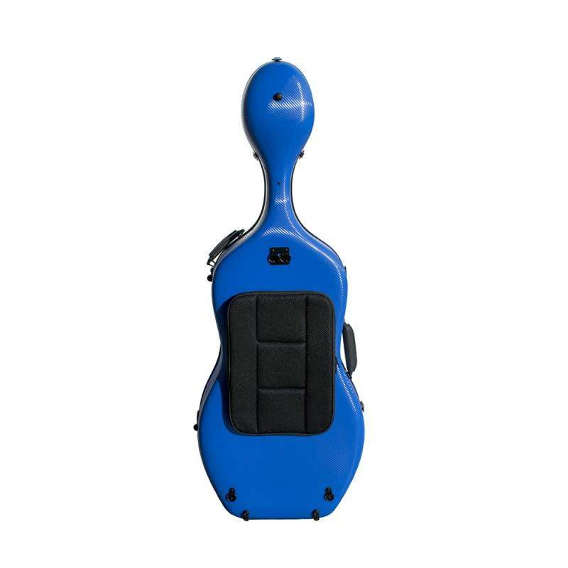 comprar Estuche para Cello Artist Dynamic 4/4 fabricado en policarbonato con acabado 3D. Acabado Azul.