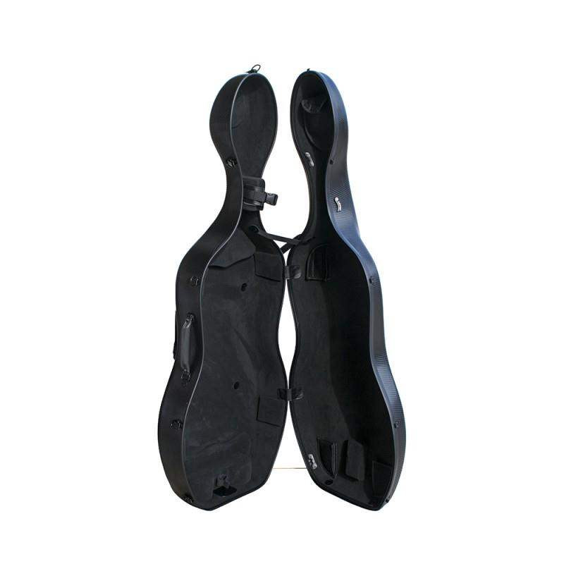 comprar Estuche para Cello Artist Dynamic 4/4 fabricado en policarbonato con acabado 3D. Acabado negro.