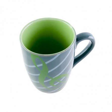 Compra Taza Verde Porcelana Clave de Sol CMTNP01VE online | MusicSales Compra Taza Verde Porcelana Clave de Sol CMTNP01VE online | MusicSales