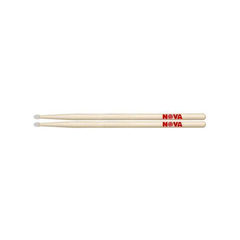 Baquetas Vic Firth NOVA 5AN con punta de Nylon 5A. Longitud 406mm. Diámetro 14mm.