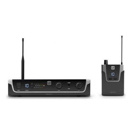 LD SYSTEMS U306 IEM, Sistema de Monitoreo In Ear, Frecuencias Frecuencias 655 - 679 MHz.
