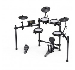 NUX DM-210 Bateria Electronica Digital , con Parches de malla ,pedal de Bombo,Metronomo,amplia biblioteca de sonidos .