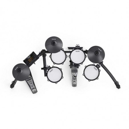 NUX DM-210 Bateria Electronica Digital , con Parches de malla ,pedal de Bombo,Metronomo,amplia biblioteca de sonidos .