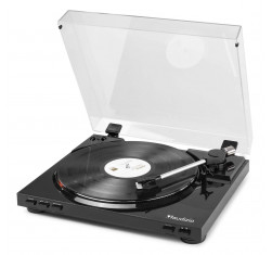 AUDIZIO RP-310 Giradiscos Semi-Automatico con USB ,Capsula Audio-Technica,Preamplificador incorporado,Incluye Tapa.