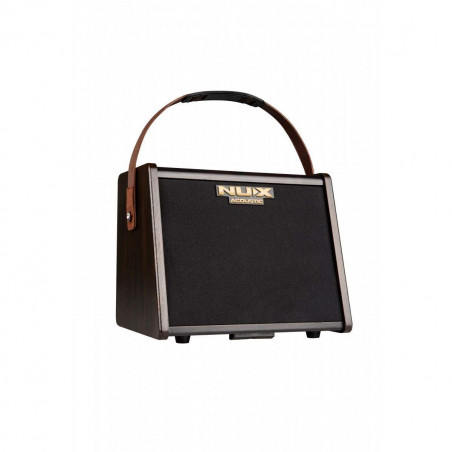 NUX AC-25 Amplificador Guitarra Acústica ,25 Watts,a bateria, Caja de ritmos,2 canales. bluetooth,y APP incluida.