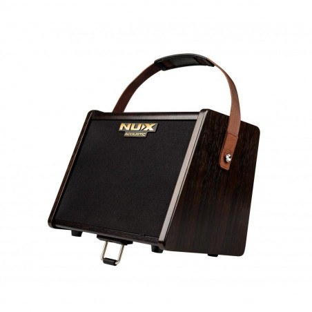 NUX AC-25 Amplificador Guitarra Acústica ,25 Watts,a bateria, Caja de ritmos,2 canales. bluetooth,y APP incluida.