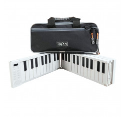 Teclado, piano, plegable, de viaje, compacto, portátil, de 88 teclas, Carry on 88, con funda.
