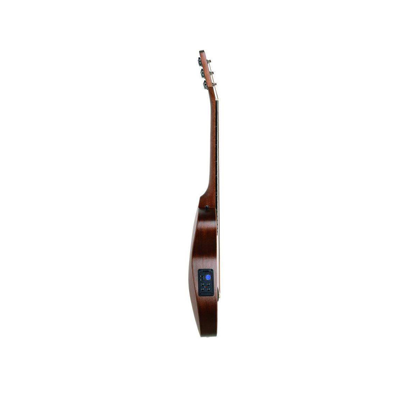 SOUNDSATION Compañera DNCE Guitarra acústica Electrificada de viaje, con funda acolchada ,84 cms.fondo curvado,