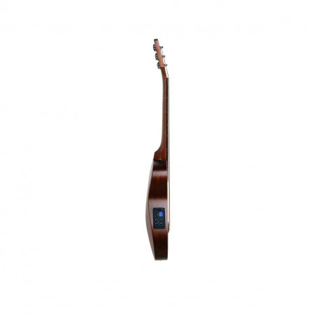 SOUNDSATION Compañera DNCE Guitarra acústica Electrificada de viaje, con funda acolchada ,84 cms.fondo curvado,