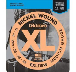 Juego EXL115W XL Nickel Wound 11-49