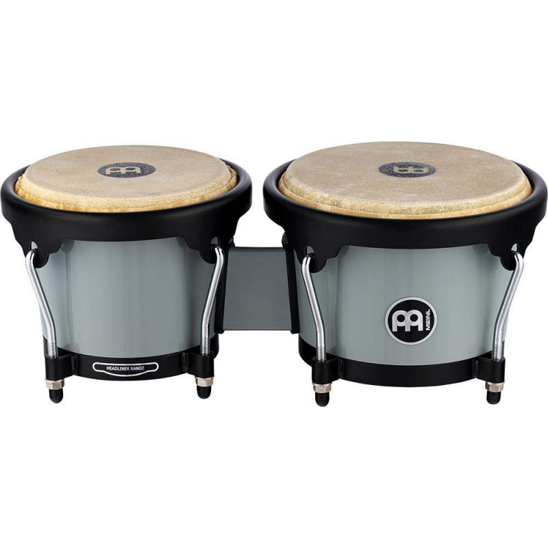 Bongos Meinl HB50UG Journey Series de 6 1/2'' & 7 1/2'' realizados en plástico ABS y color gris.