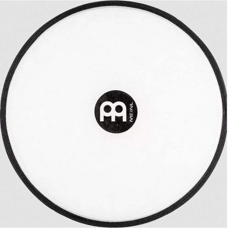 Parche sintético para Djembé Meinl HEAD-JD12WH Fiberskin, color blanco, 12 pulgadas.