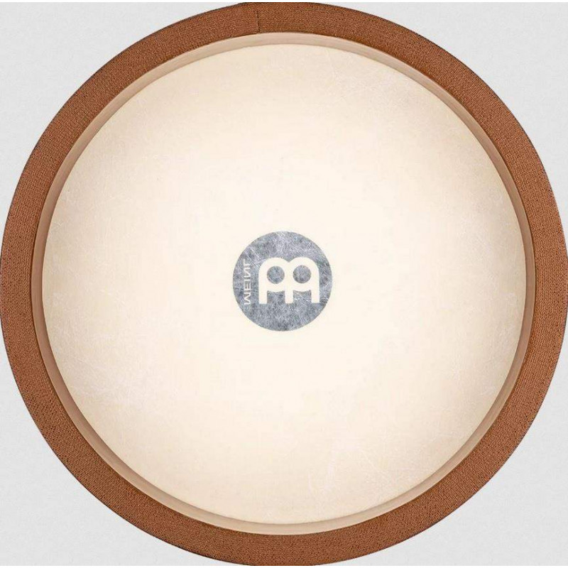 Parche sintético para Jumbo Djembé Meinl HEAD-JD14Y Fiberskin, color amarillo, 14 pulgadas.